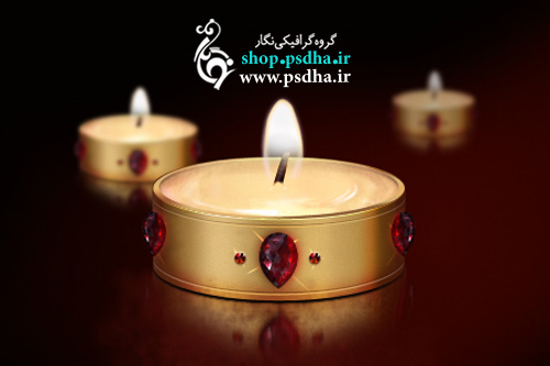 Burning Candle PSD