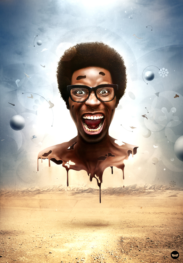 نمونه اثر طراحی هنرمندان با فتوشاپ