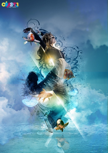 نمونه اثر طراحی هنرمندان با فتوشاپ