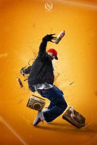 نمونه اثر طراحی هنرمندان با فتوشاپ