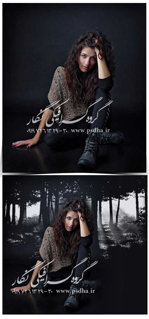 آموزش نورپردازی در فتوشاپ