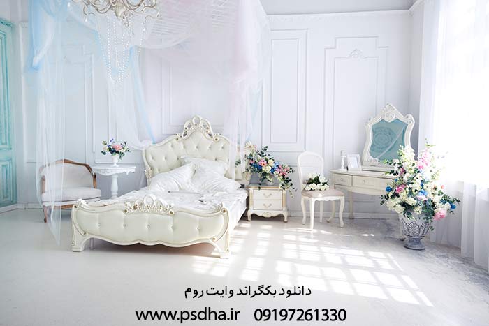 عکس دکور وایت روم عکاسی با کیفیت عالی