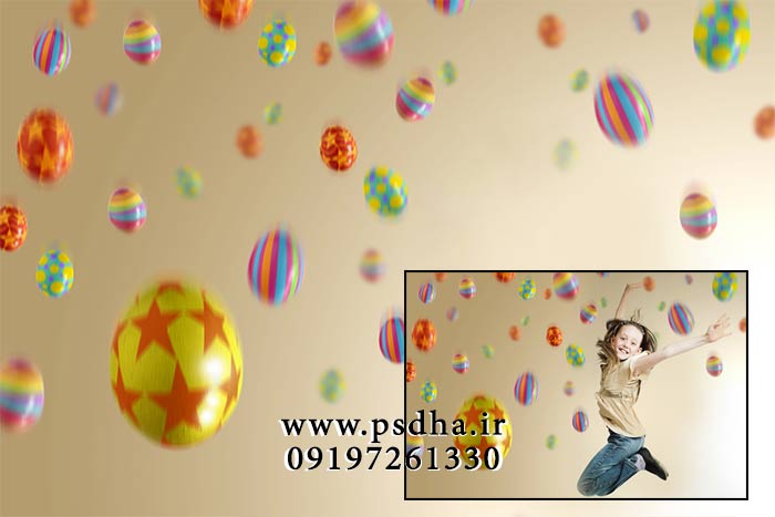 دانلود بکگراند دکور آتلیه نوزاد و کودک با کیفیت عالی 