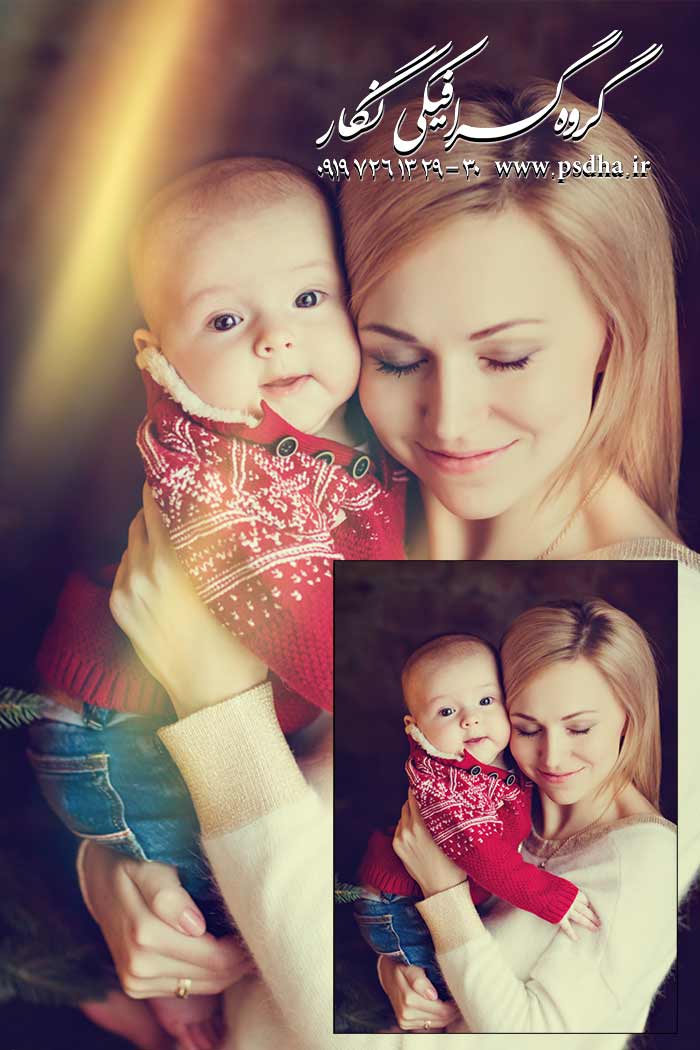افکت های عکس به صورت psd لایه لایه