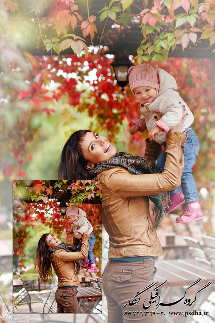 افکت های عکس به صورت psd لایه لایه