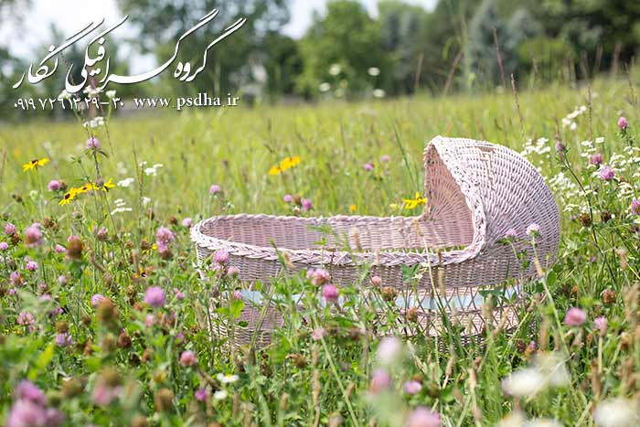 دانلود عکس با کیفیت دکور سبد برای نوزاد