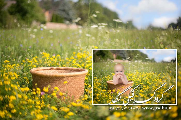 دانلود عکس با کیفیت دکور سبد برای نوزاد