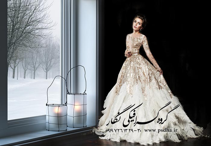 بک گراند عکس عروس داماد