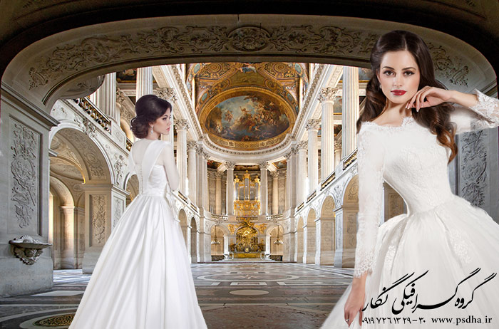 بک گراند آتلیه عروس