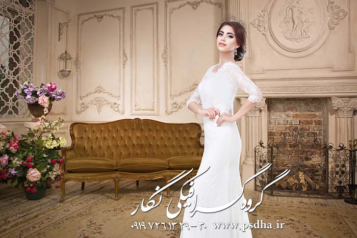 بک گراند آتلیه عروس