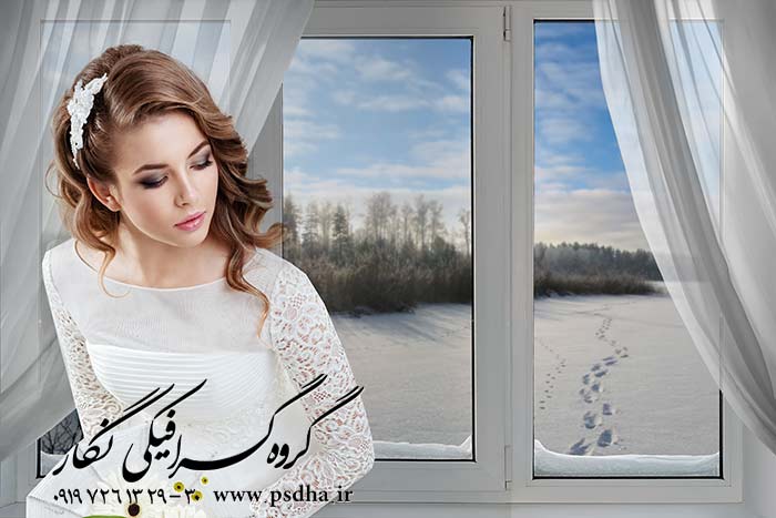 بک گراند آتلیه عروس