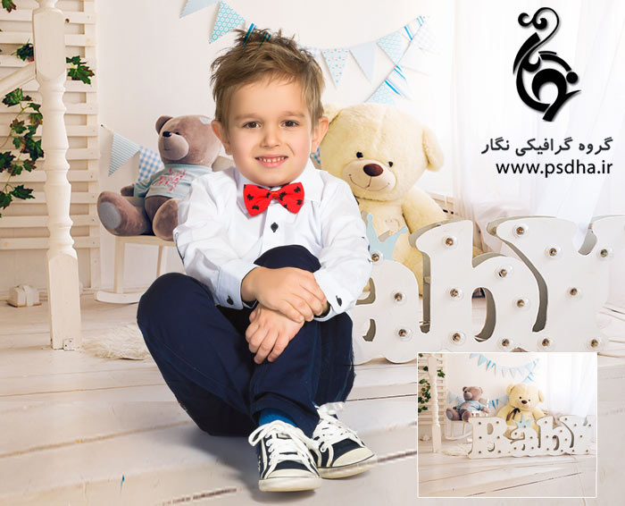 دانلود بک گراند عکس کودک با کیفیت