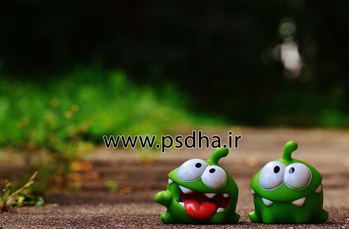 بک گراند دکور آتلیه با عروسک های مختلف