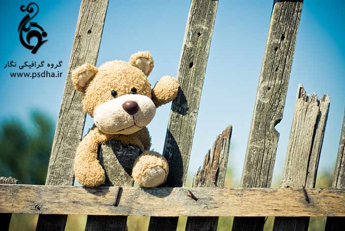 بک گراند دکور آتلیه با عروسک های مختلف