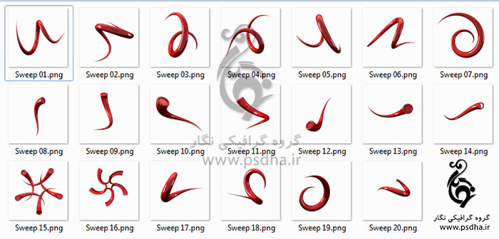 طرح های پیچ در پیج برای طراحی لوگو