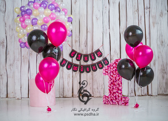 بک گراند آتلیه عکس کودک دکور آتلیه