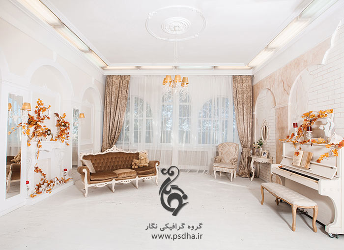 بک گراند آتلیه عکس کودک دکور آتلیه