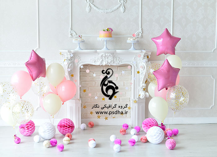 بک گراند آتلیه عکس کودک دکور آتلیه