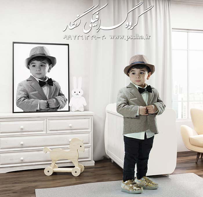 بک گراند دکور کودک برای طراحی عکس کودک