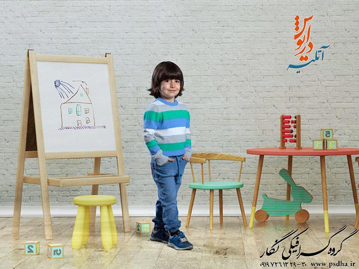 بک گراند دکور کودک برای طراحی عکس کودک