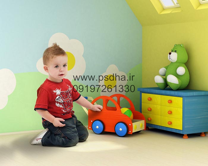 بک گراند دکور کودک برای طراحی عکس کودک