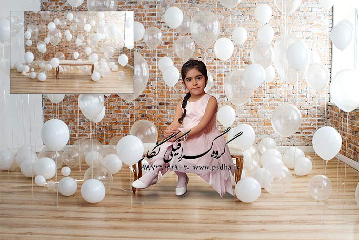 بک گراند عکس نوزاد و دکورهای آتلیه ای