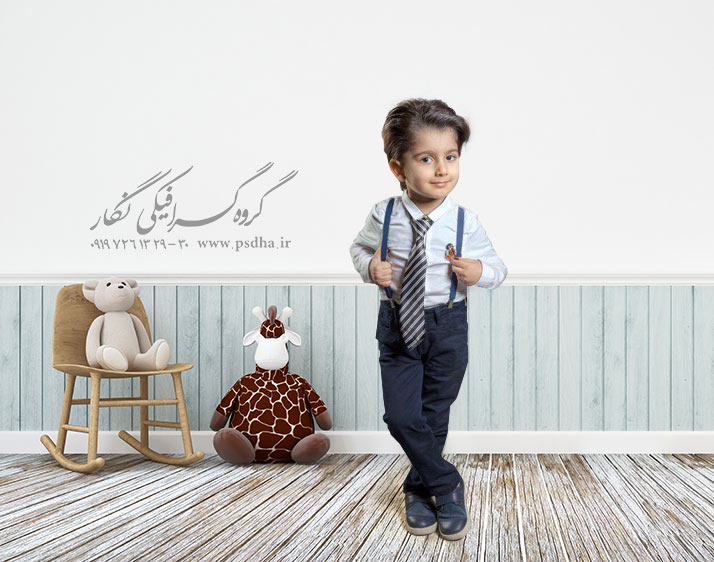 دانلود بک گراند دکور آتلیه نوزاد و کودک