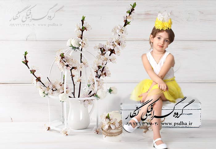 دانلود بک گراند دکور آتلیه نوزاد و کودک