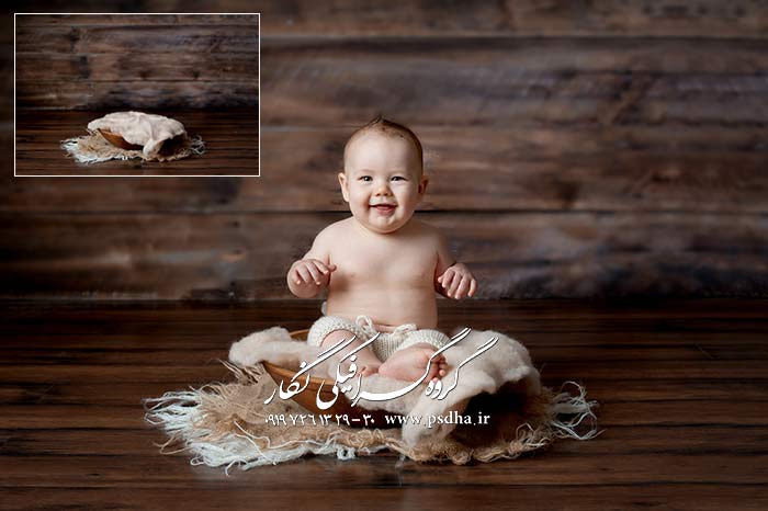 بک گراند دکور آتلیه جهت طراحی عکس کودک