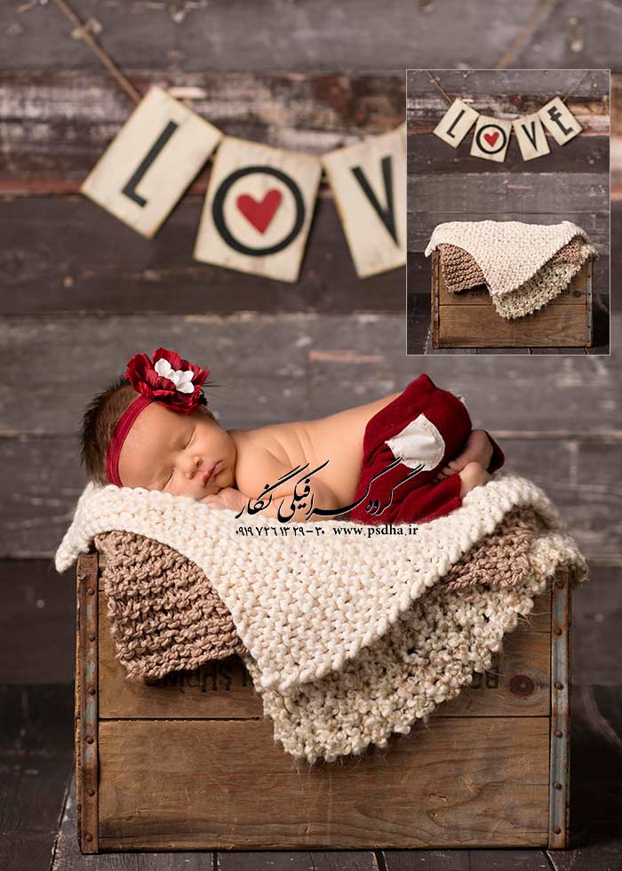 بک گراند دکور آتلیه جهت طراحی عکس کودک