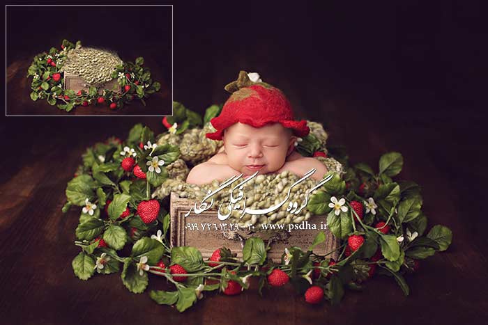 بک گراند دکور آتلیه جهت طراحی عکس کودک