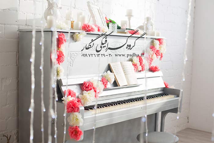 بک گراند دکور آتلیه جهت طراحی عکس کودک