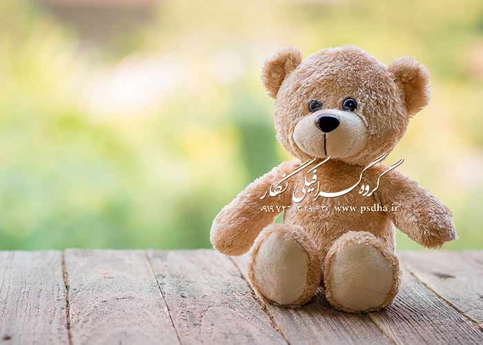 بک گراند با کیفیت عالی با خرس های عروسکی