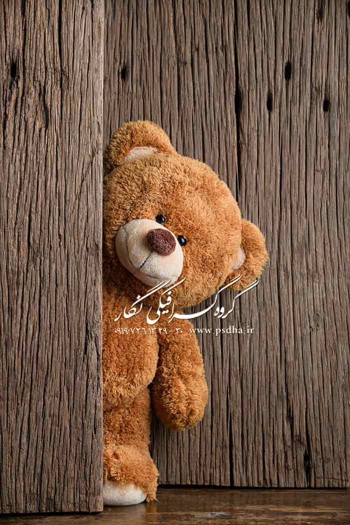 بک گراند با کیفیت عالی با خرس های عروسکی