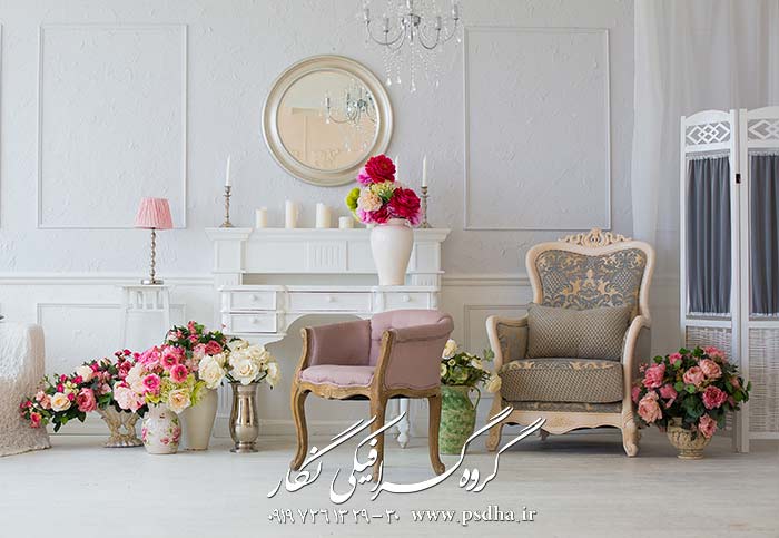 پس زمینه عکس دکور آتلیه عروس و کودک