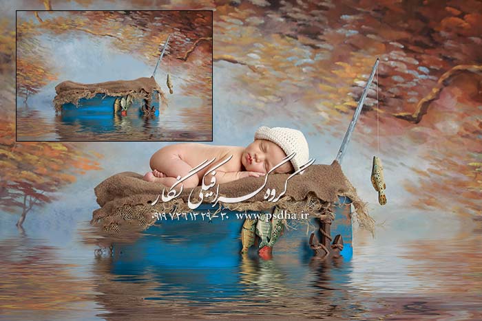 پس زمینه عکس آتلیه کودک و نوزاد