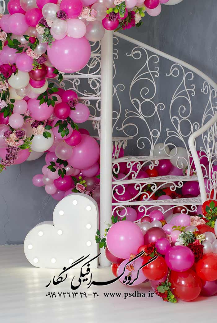 پس زمینه عکس آتلیه برای عکس کودک و نوزاد