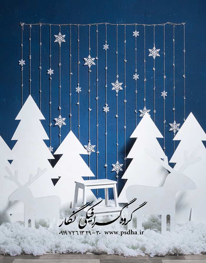 دانلود پس زمینه زمستانی و دکور آتلیه