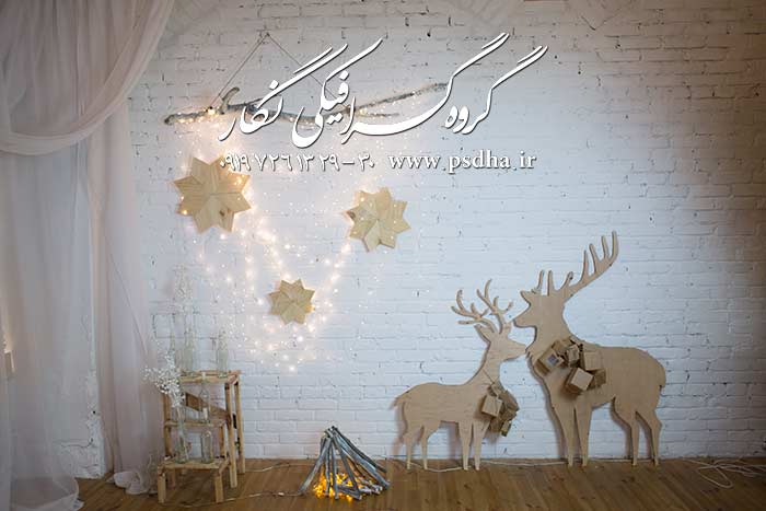 دانلود پس زمینه زمستانی و دکور آتلیه