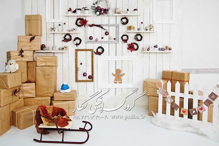 دانلود پس زمینه زمستانی و دکور آتلیه