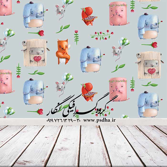 دانلود بک گراند کاغذ دیواری کودک