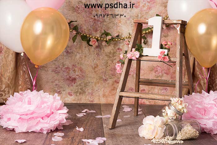 دانلود بک دراپ نوزاد و کودک با دکور