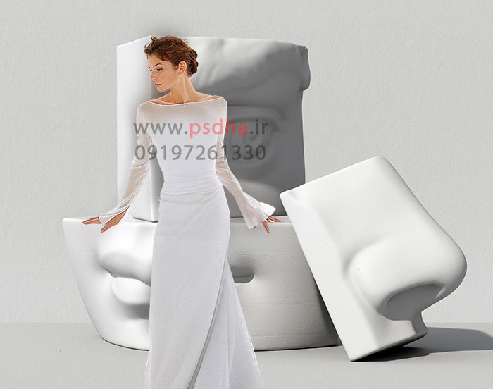 دانلود بک گراند آتلیه ای عکس عروس داماد