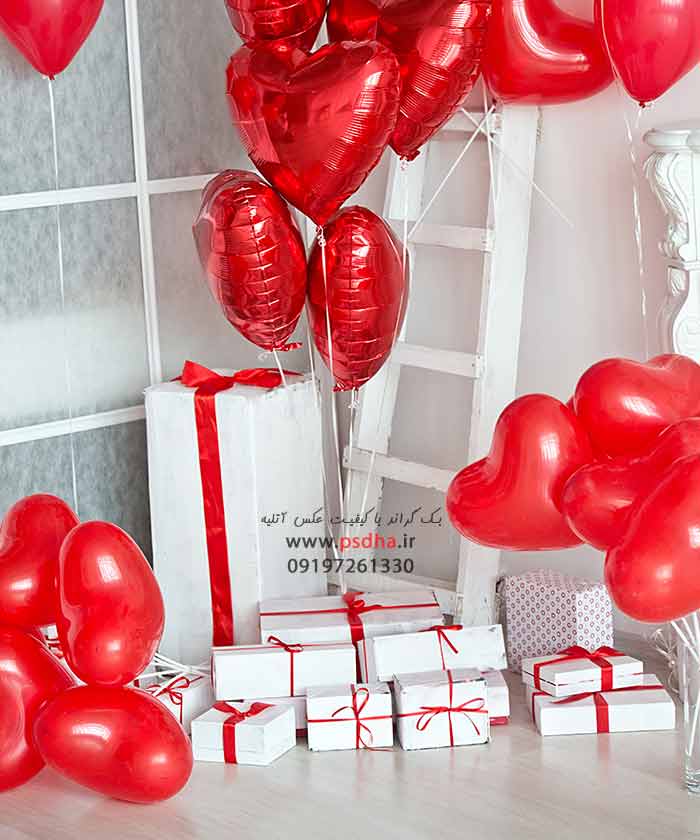 دانلود فون تولد با نمای دکور بادکنکی