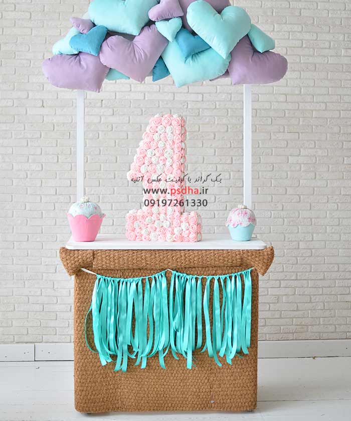 دانلود فون تولد با نمای دکور بادکنکی