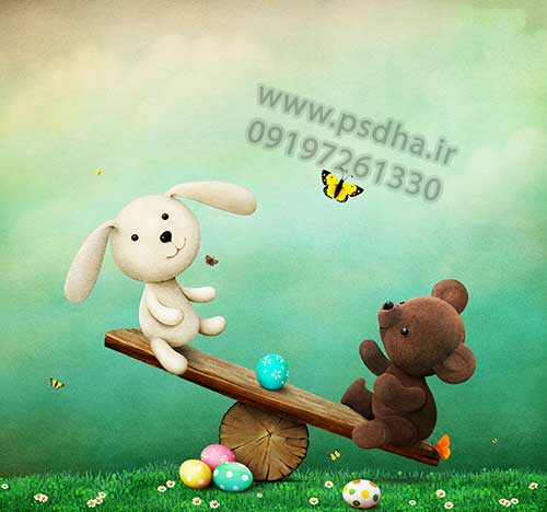 دانلود بک گراند کودکانه فانتزی