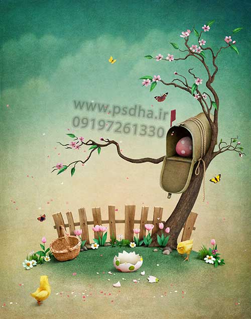 دانلود بک گراند کودکانه فانتزی