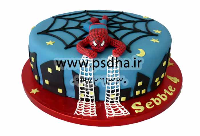 عکس با کیفیت کیک تولد بصورت دوربر شده