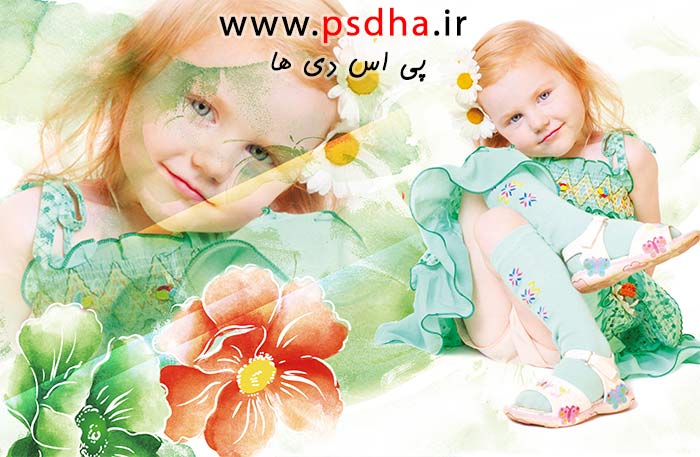 پس زمینه لایه باز کودک