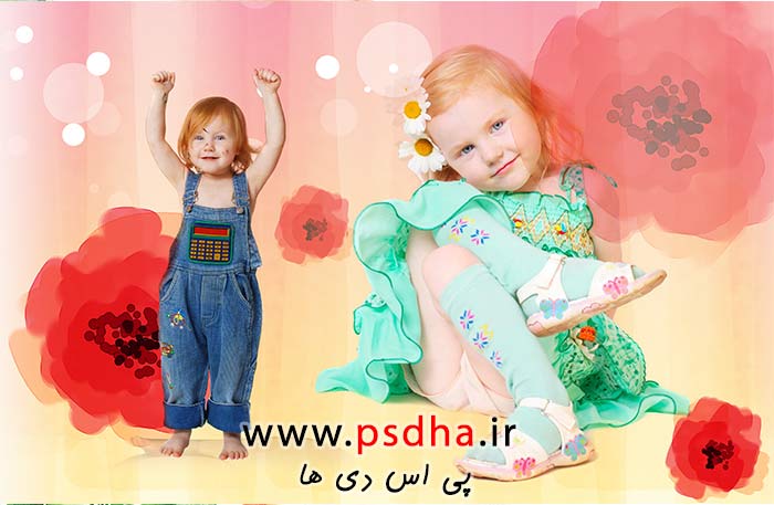 پس زمینه لایه باز کودک